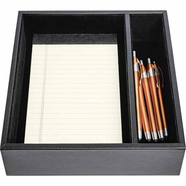 Dacasso Pad Organizer Lthr Junior Black DACA1047
