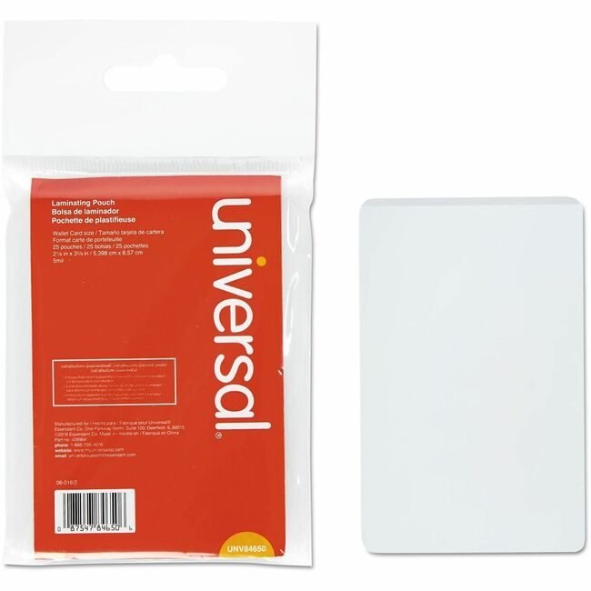 Universal Office Products Pouch Wallet Size 25/PK UNV84650
