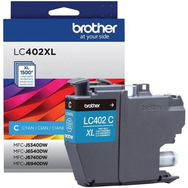 Brother International Crtdg Ink Cyn High Yd BRTLC402XLCS