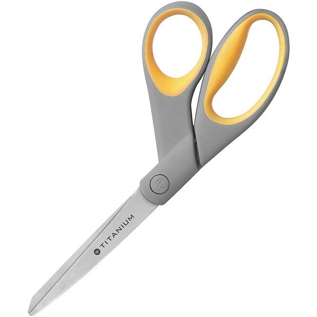 SKU-LEVEL VERIFICATION REQUIRED Scissors Titanm Bn 8" Gy/Yw NSN6296574