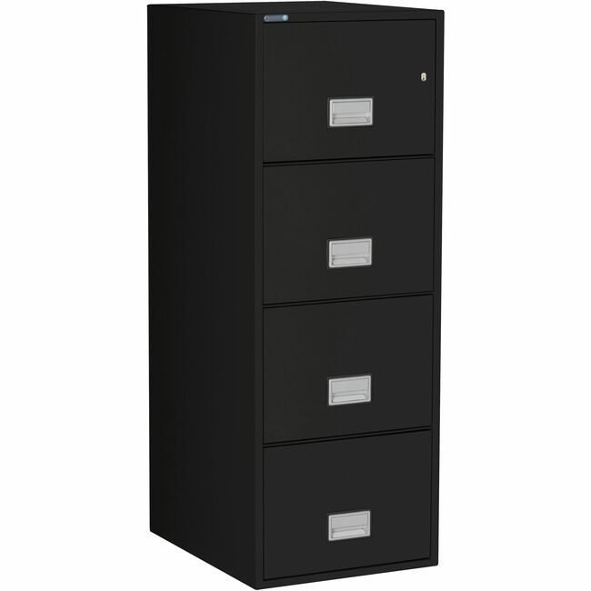 Phoenix Safe File Vert Legal 4DR 25DEP Black PXSLGL4W25B