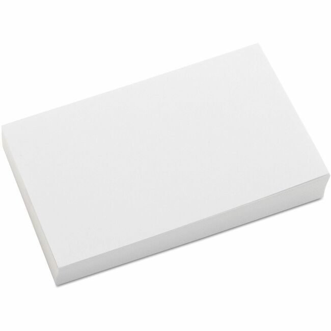 Universal Office Products Card Index Plain 3X5 We UNV47200