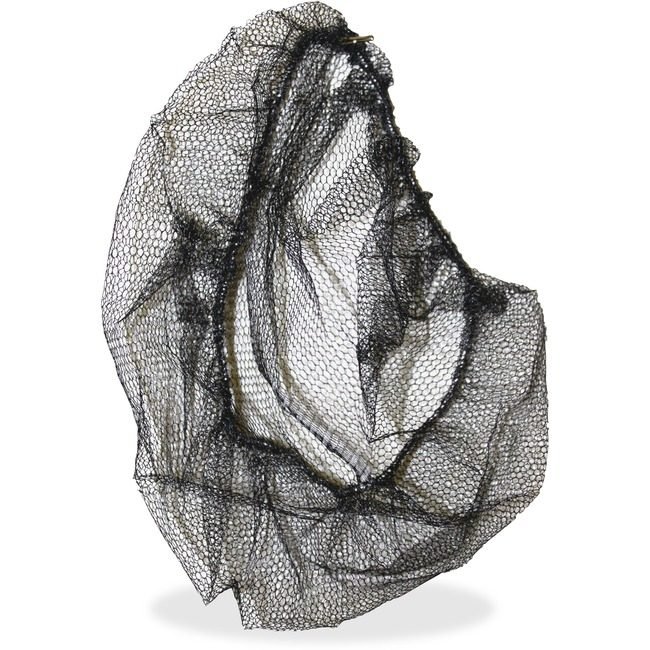 Genuine Joe Net Hair Nylon Black Large 21" GJO85135