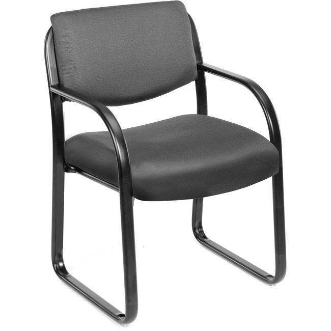 Boss Office Products Guest Chair Char-Gray Fab BOPVSBO9521GY