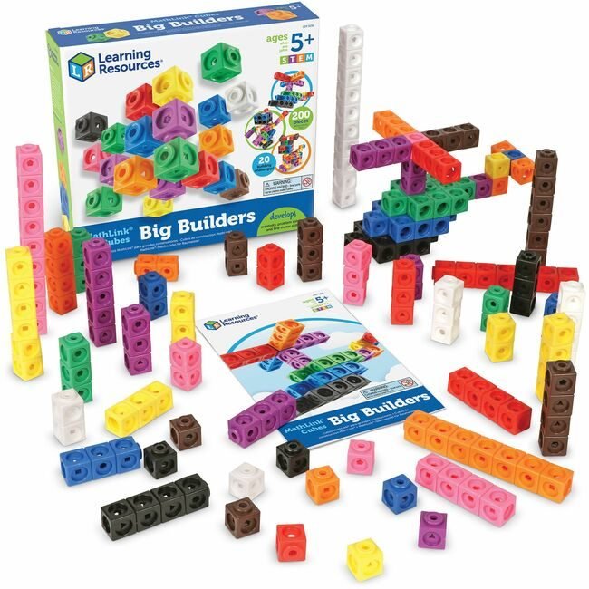 Learning Resources Set Cube Mlti Mathlink LRNLER9291