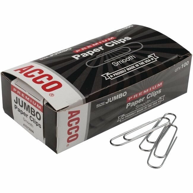 ACCO Brands Clips Paper Standard Jumbo ACC72500