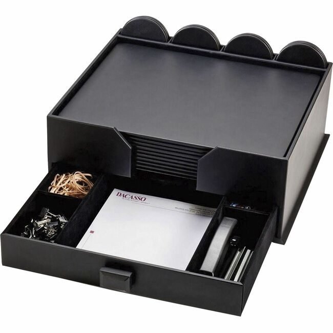 Dacasso Conf Lthr Delux 23PC Black DACD1058