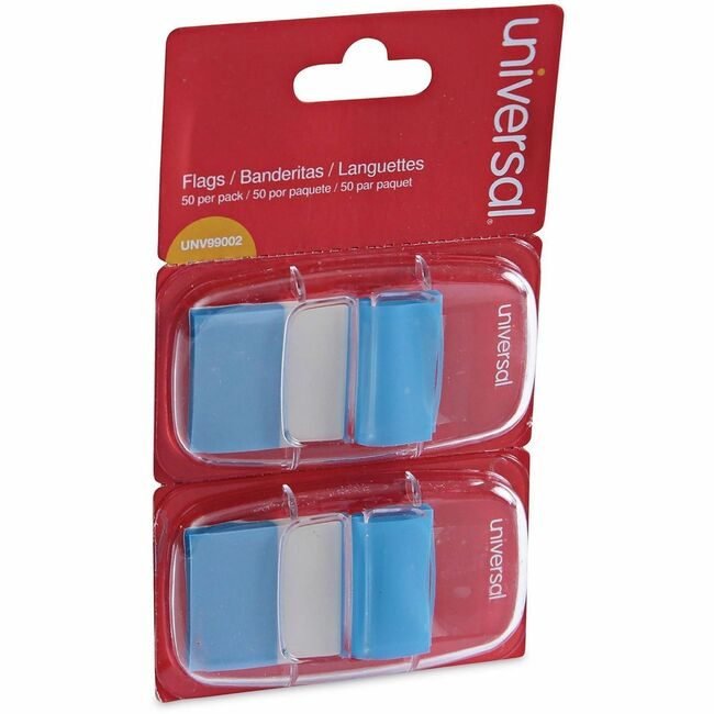 Universal Office Products Flag 1"X1.77"PAGE 100 Be UNV99002