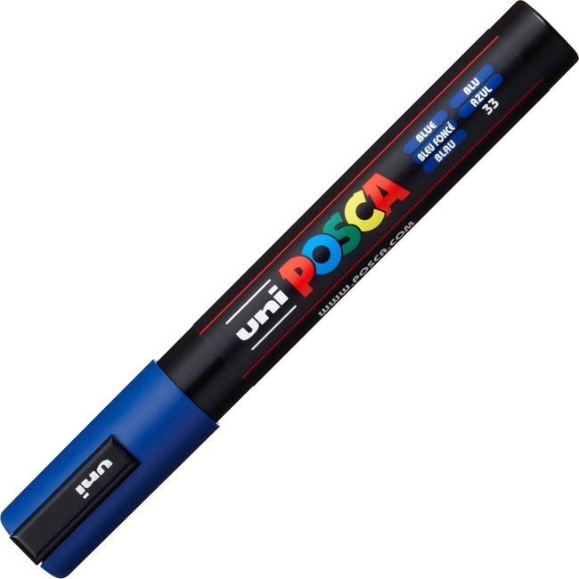 Mitsubishi Pencil Co. / uni-ball Marker Med Point Be UBCPC5MBLUE