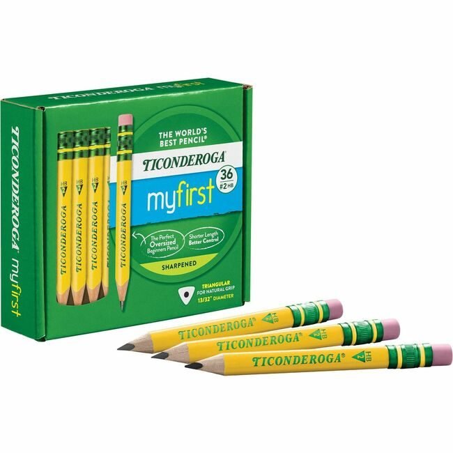 Dixon Ticonderoga Company / Pncl Shrt Myfrst Yellow 36 Count DIXX33136
