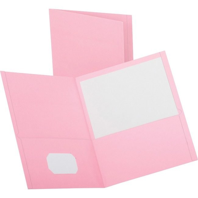 TOPS Products / ACCO legacy Oxford Folder 2-POCKET Letter Pink OXF57568