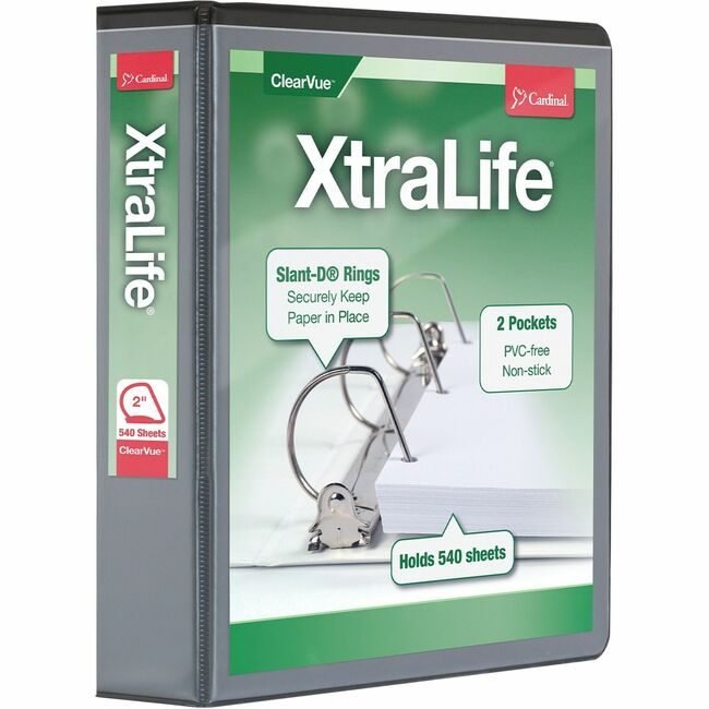 TOPS Products / Cardinal Brands Binder X-Life Dring 2" Black CRD26321