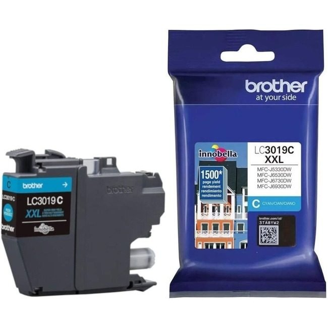 Brother International Crtdg Ink Hy Cyn BRTLC3019C
