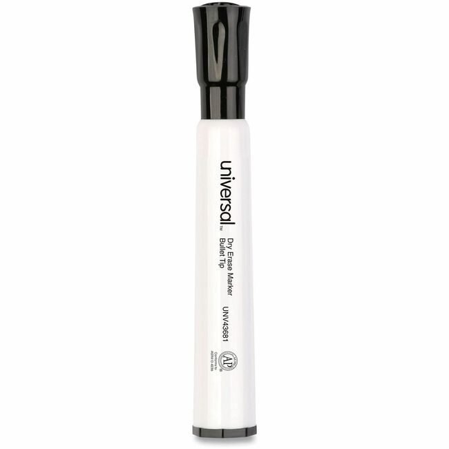 Universal Office Products Marker Dry Erase Black UNV43681