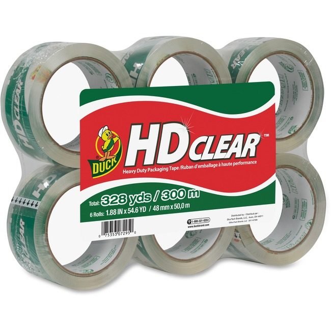 Shurtape Technologies Duck Brand Tape Pkg Crystalclear 6 Pack DUC441962