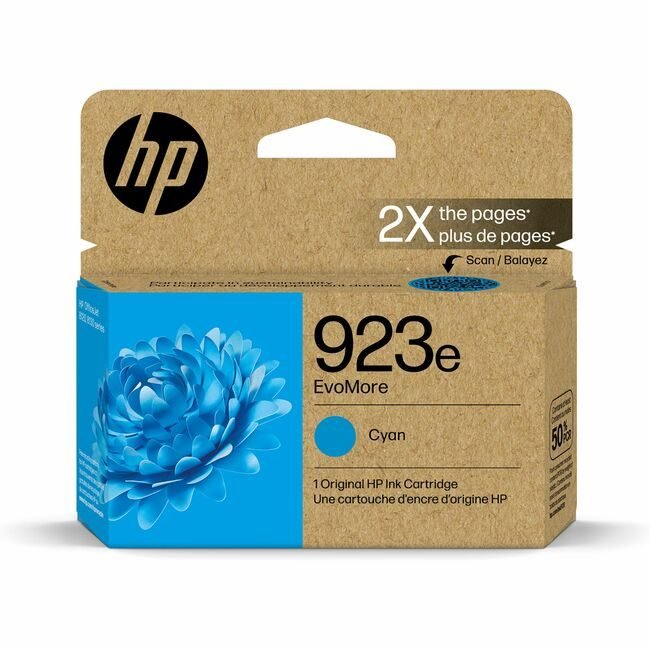 HP Inc. / Hewlett-Packard Crtdg Ink Evom 923E Cyn HEW4K0T4LN