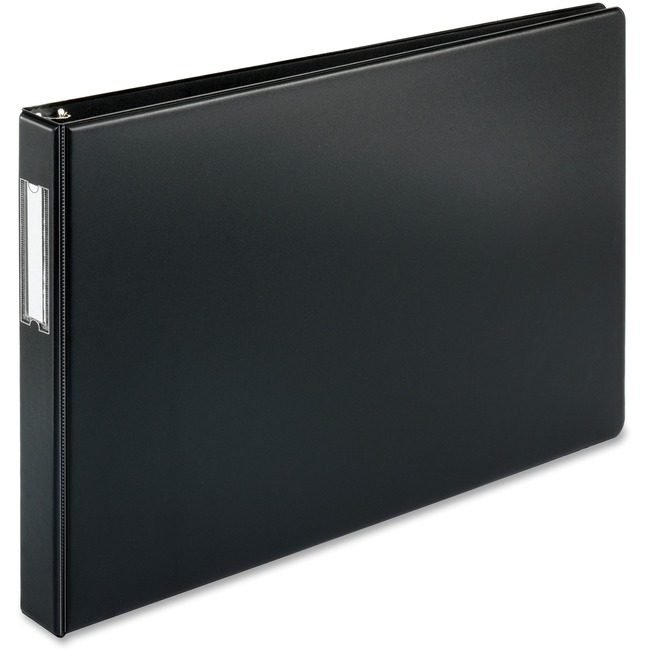 Business Source Binder Rfnc 11X17 Rnd 1" Black BSN44100