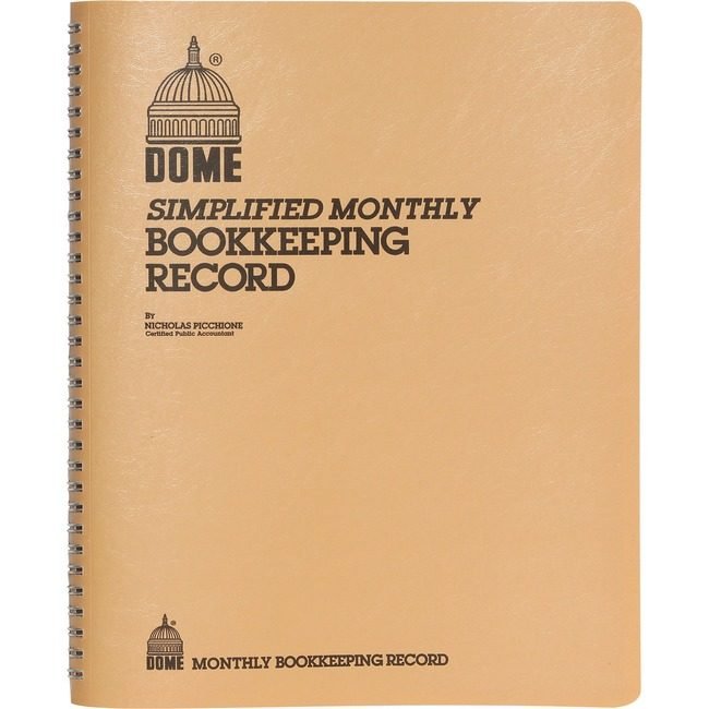 Dome Publishing Book Record Monthly Beige DOM612
