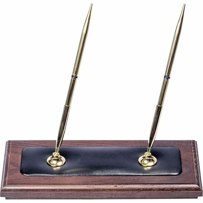 Dacasso Stand Pen Lthr Walnut DACA8404