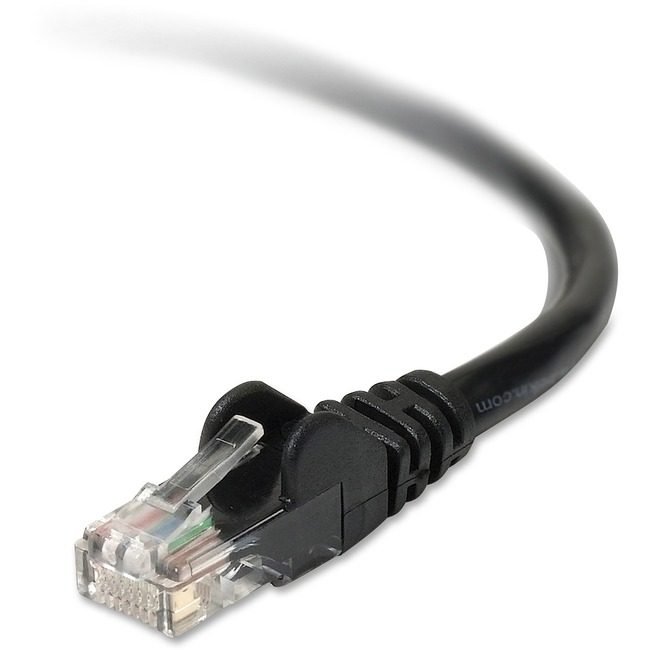 Belkin International PTCHCBL CAT6 RJ45 5FT BLK BLKA3L98005BLKS