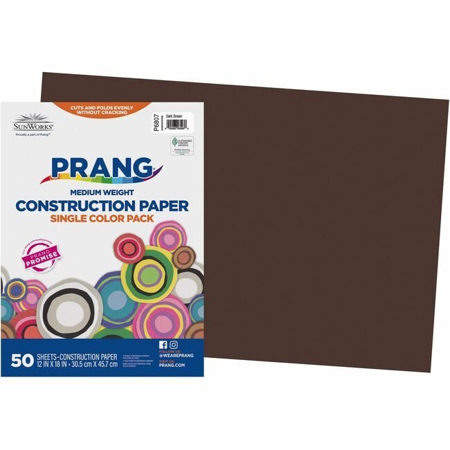 Pacon Corporation Paper Constr 12X18 Dbn 50SH PAC6807