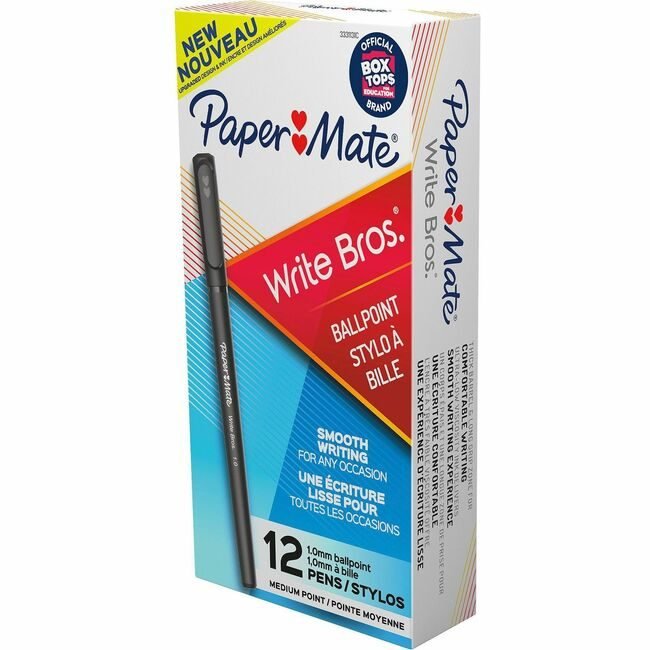 Newell Brands Paper Mate Pen Writebros Stick Medium Black PAP3331131C