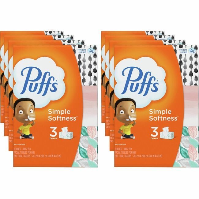 Procter & Gamble P&G Professional / product-specific brand Tissue Facial Puffs Basic PGC87615CT