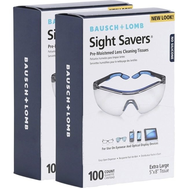 Bausch + Lomb Bausch & Lomb, Inc. + Tissues Eyeglass Pre-Moist BAL8574GMBD