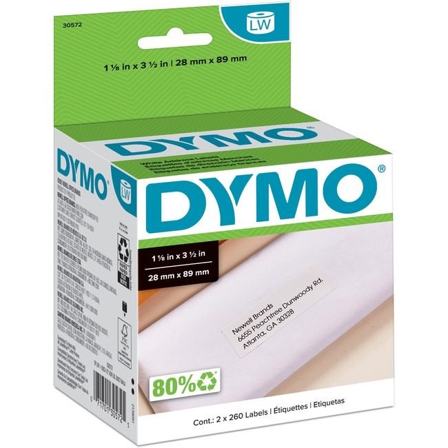 Newell Brands DYMO Labels Addr Lw Hicap We 520 DYM30572