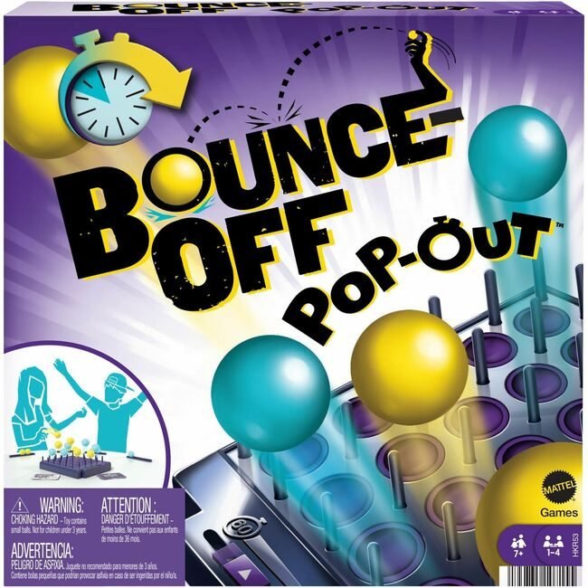 Mattel UNO / Skip-Bo Game Party Bounce-Off Pop-Out MTTHKR53