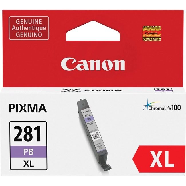 Canon U.S.A. Crtdg Ink Photoblue XL CNMCLI281XLPBL