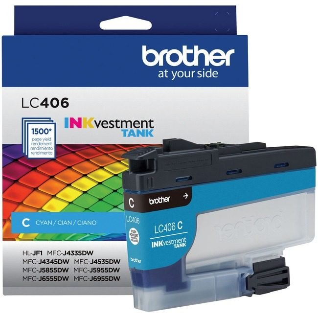 Brother International Crtdg Ink Cyn BRTLC406CS
