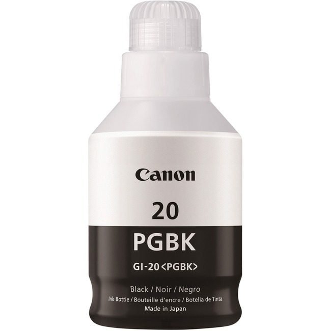 Canon U.S.A. Ink Bottle GI-20 Black CNMGI20BLACK