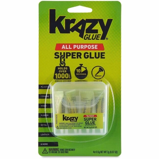 Krazy Glue (Elmer's family) Single Use 4 Pack GWBKG58248SN