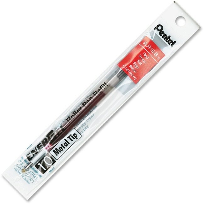 Pentel of America Refill Gel Energel 1.0MM Red PENLR10-B