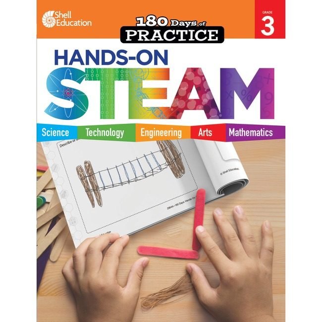 Teacher Created Materials / Shell Education Book Hands-On Steam GRADE 3 SHL29646