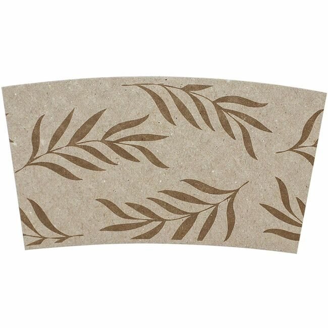 World Centric Sleeve Cup 8OZ Natural 1000 WORSLPAME