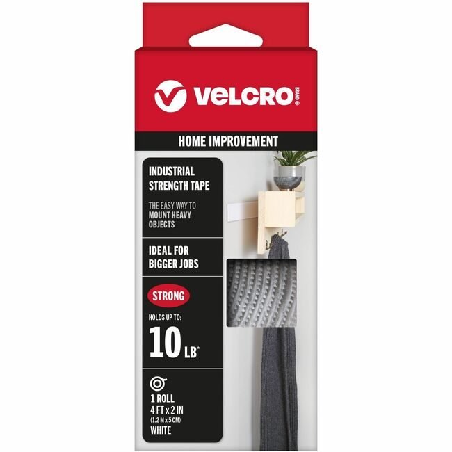 Velcro Companies Brand Tape Indust 4FTX2IN White VEK90595