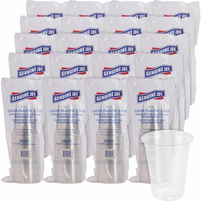 Genuine Joe Cup Cold 12OZ Clear GJO58231CT