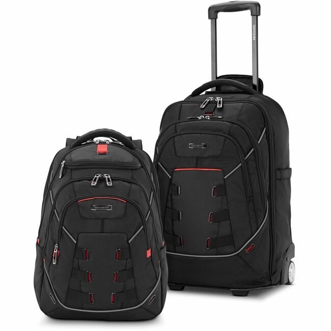 Samsonite Backpack Black Wheeled SML1450901041