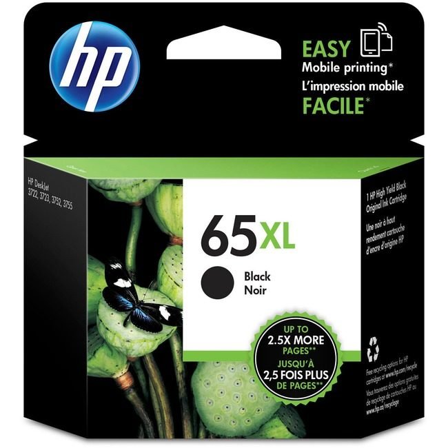 HP Inc. / Hewlett-Packard Crtdg Ij 65XL Black HEWN9K04AN