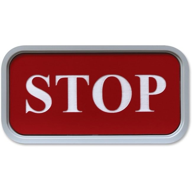 Shachihata / Xstamper Sign Wall Designer 2X4 Gray XSTG42