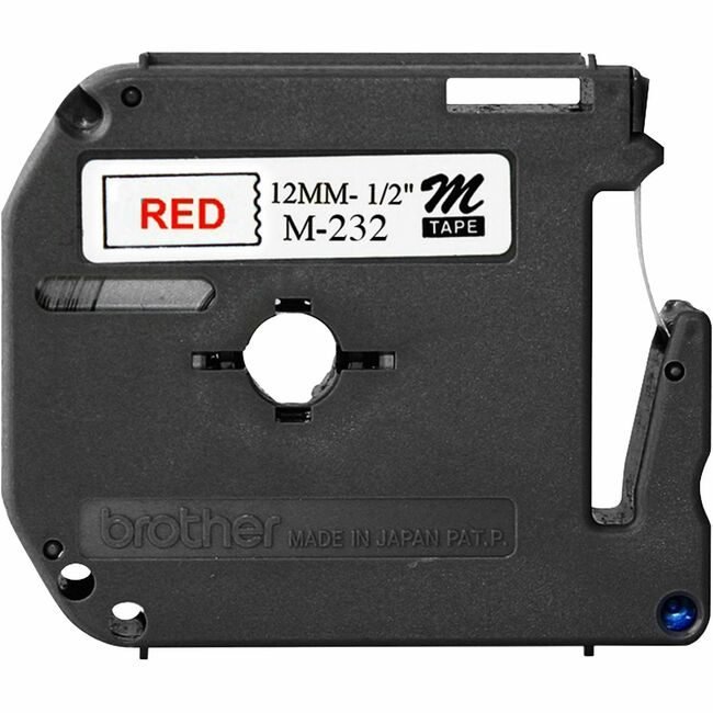 Brother International Tape Label 1/2" Rd/We BRTMK232