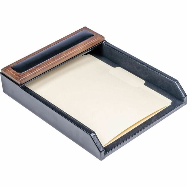 Dacasso Tray Letter Lthr Walnut DACA8401