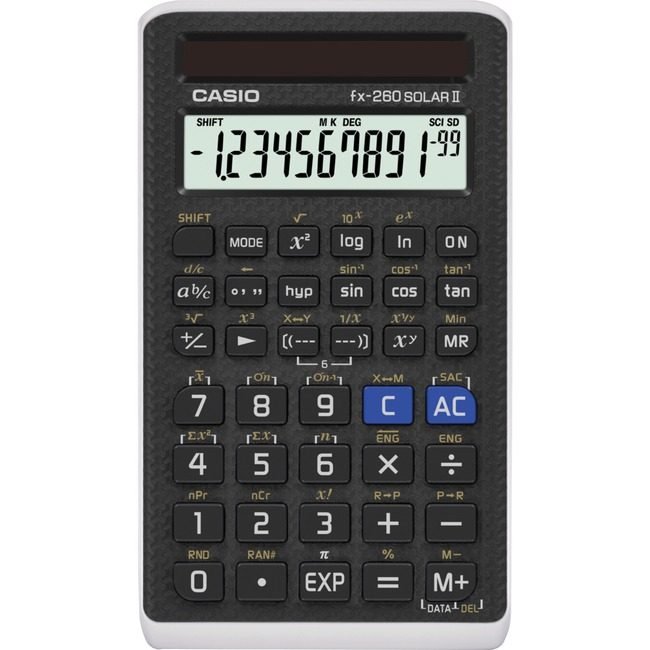 Casio Calculator Scientific CSOFX260SOLARII