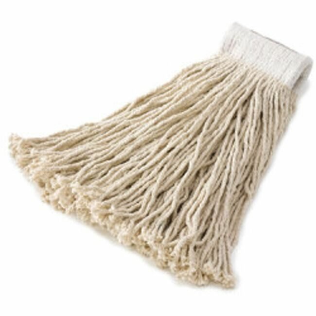 Rubbermaid Commercial Products Cleaning Wet Mop 24 OZ RCPV418WH00