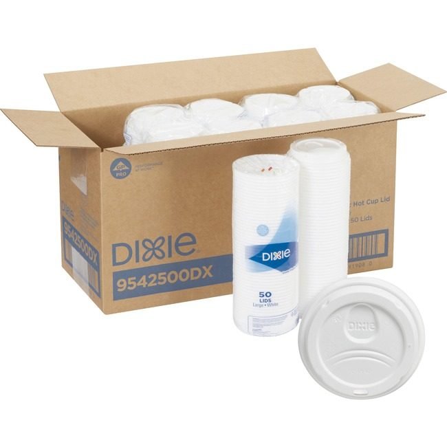 Georgia-Pacific Dixie Lids Dome Plastic 10/12/16 OZ DXE9542500DXCT