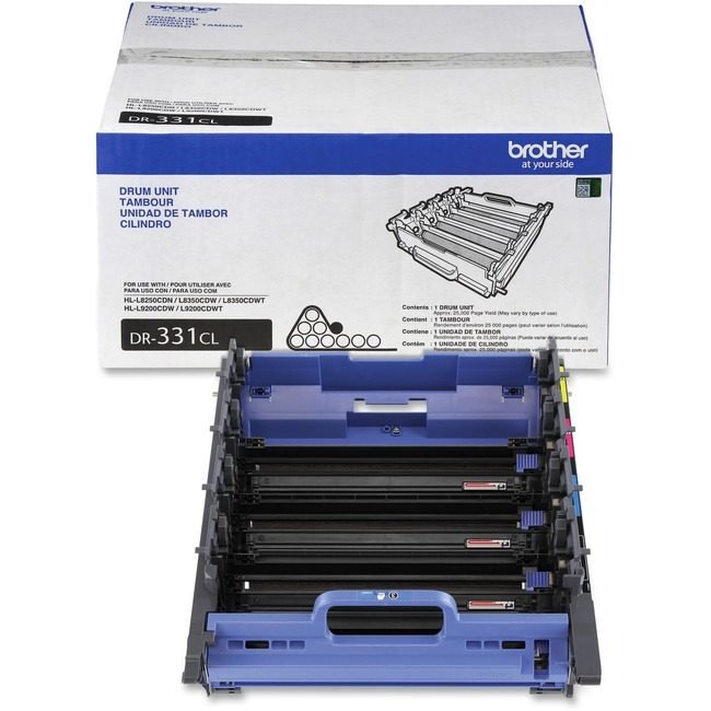 Brother International Unit Drum 25K PG YLD BRTDR331CL