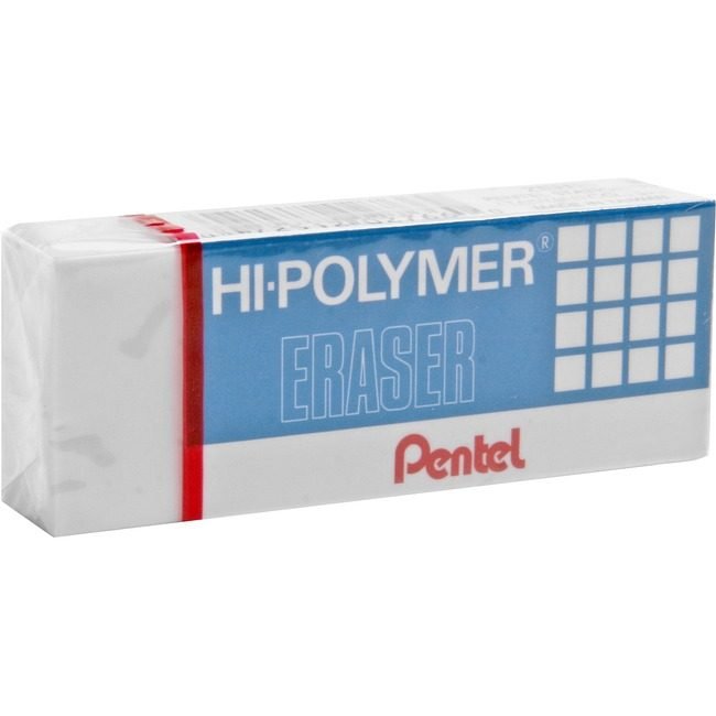 Pentel of America Eraser Hi-Polymer Large We PENZEH-10