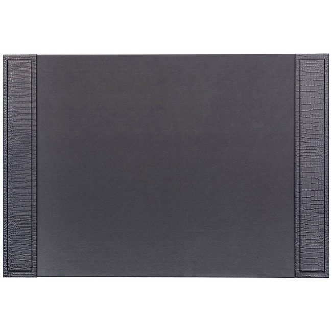 Dacasso Dsk Pad Crocemb Lthr Black DACP2202